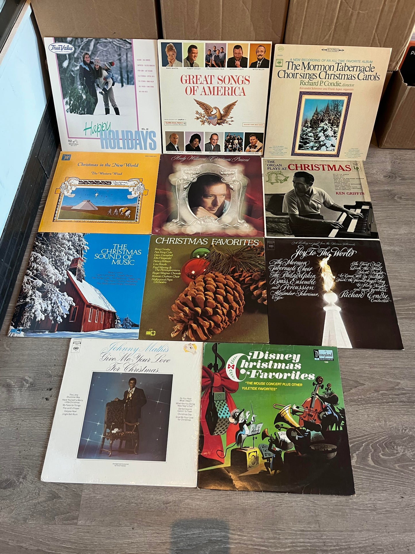 Various - 11 CHRISTMAS VINYL LPs COLLECTION LOT |--