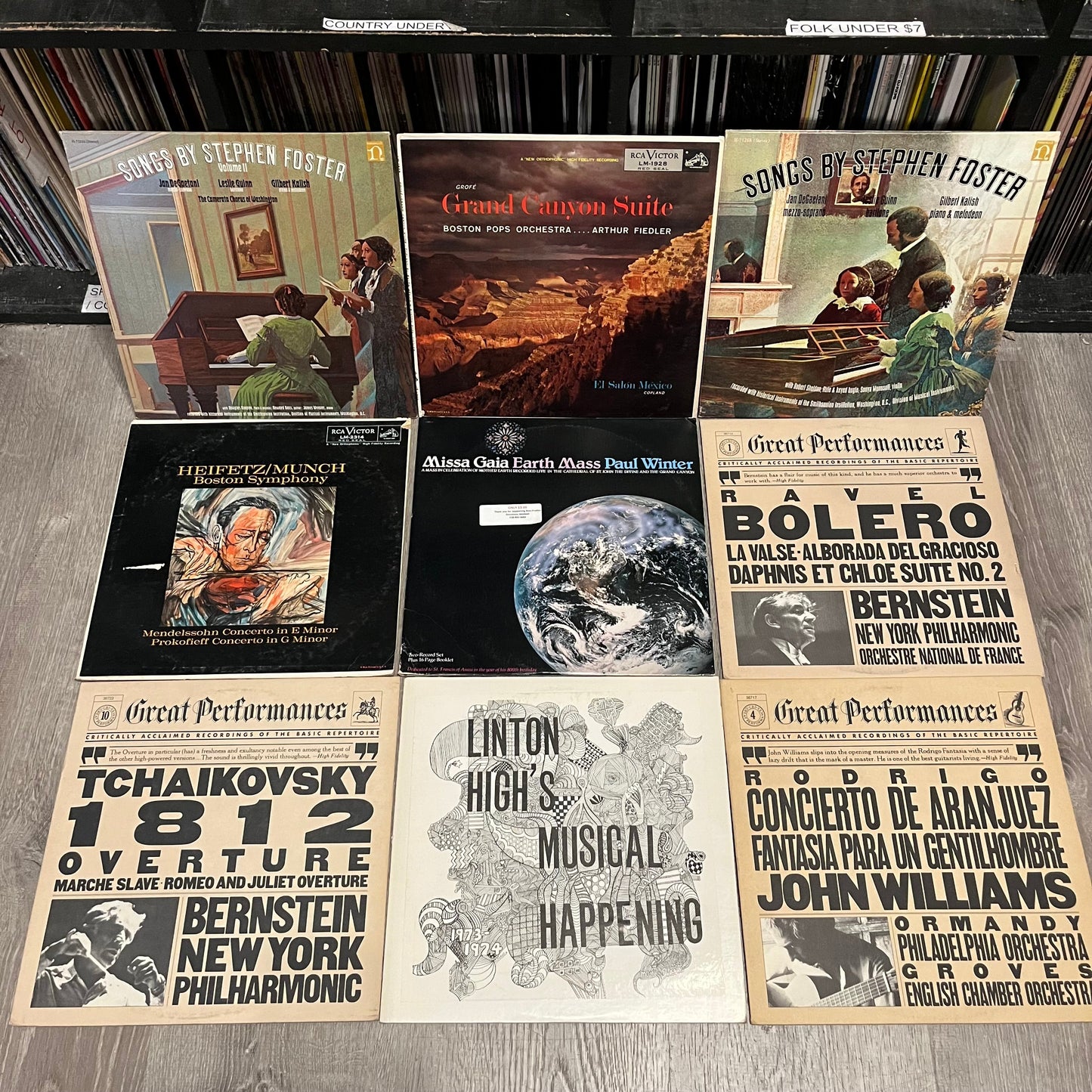Various - 9 CLASSICAL VINYL RECORD LPS *EX-NM* | Excellent (EX) Excellent (EX)-