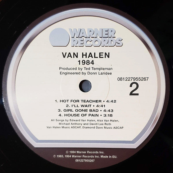 Van Halen - 1984 (VINYL) | Mint (M) Mint (M)-