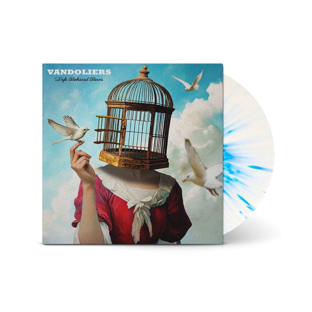 Vandoliers - Life Behind Bars (IEX White With Blue Splatter VINYL) | Mint (M) Mint (M)-