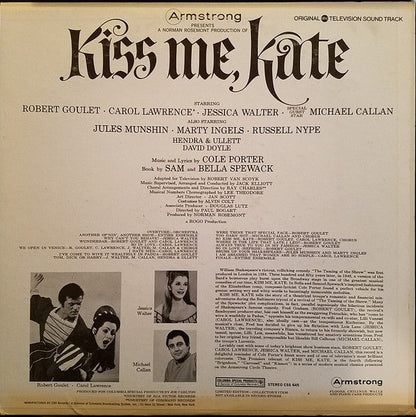 Various - Armstrong Presents Cole Porter's Kiss Me, Kate - Original ABC Television Sound Track | Near Mint (NM) Near Mint (NM)-
