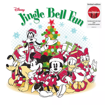 Various Artists - Disney Jingle Bell Fun (Limited Edition, Translucent Red Colored Vinyl, Collectible Poster) | Mint (M) Mint (M)-
