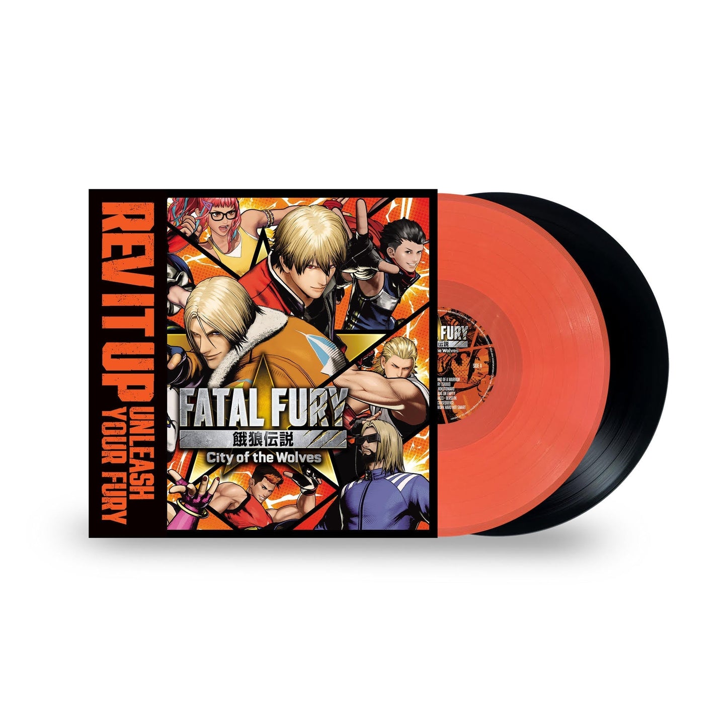 Various Artists - (PRE-ORDER 2/20/26) Fatal Fury: City Of The Wolves (Indie Exclusive) (Original Video Game Soundtrack) [Red & Black Vinyl] [2LP] |-