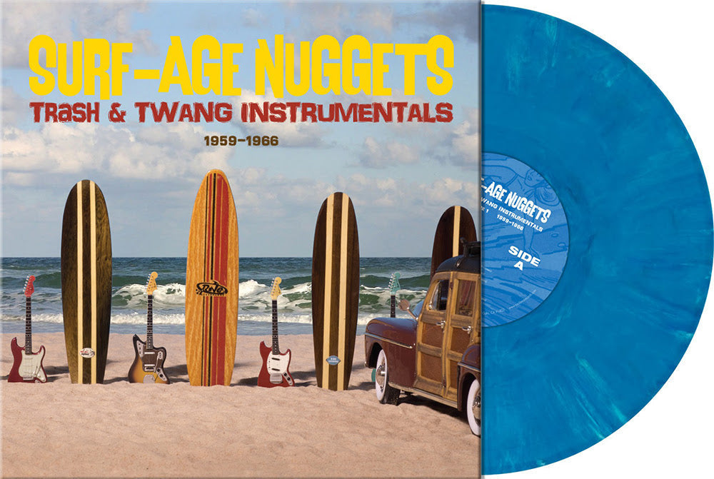 Various Artists - (PRESALE 7/31/26) Surf-Age Nuggets: Trash & Twang Instrumentals (IEX LAGUNA BLUE MARBLE VINYL) | Mint (M) Mint (M)-