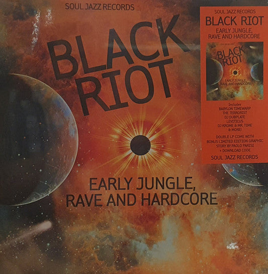 Various - Black Riot (Early Jungle, Rave And Hardcore) | Mint (M) Mint (M)-
