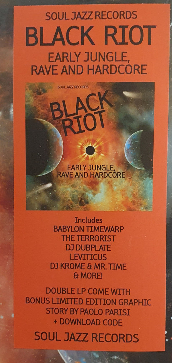 Various - Black Riot (Early Jungle, Rave And Hardcore) | Mint (M) Mint (M)-