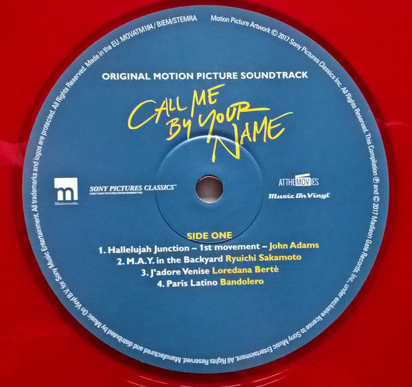 Call Me By Your Name (Original Motion Picture Soundtrack) | Mint (M) Mint (M)-