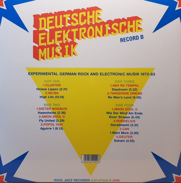 Deutsche Elektronische Musik (Experimental German Rock And Electronic Musik 1972-83) (Record B) | Mint (M) Mint (M)-