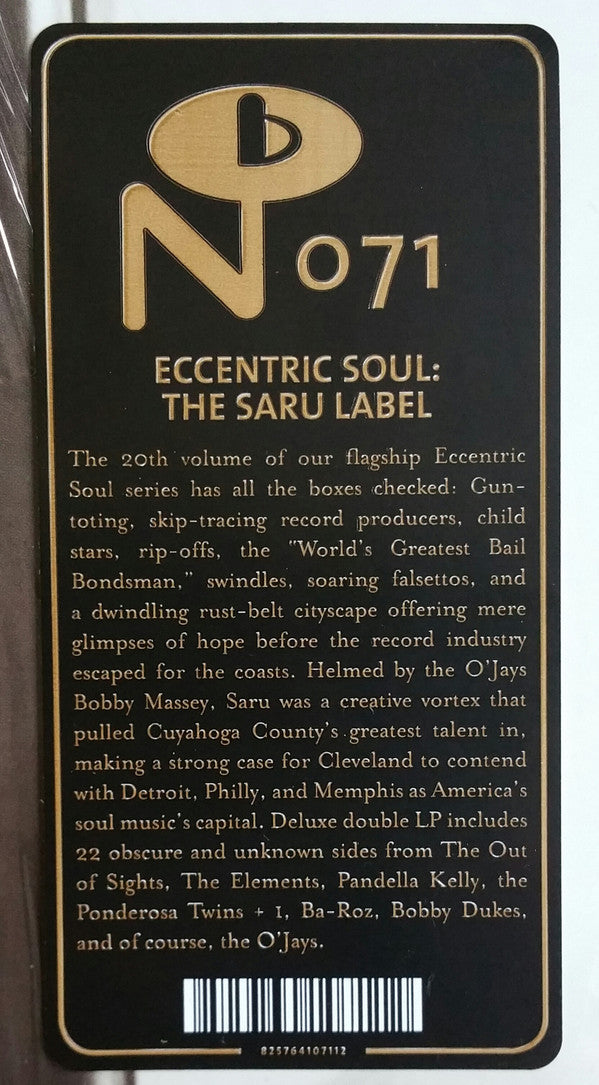 Various - Eccentric Soul: The Saru Label | Mint (M) Mint (M)-