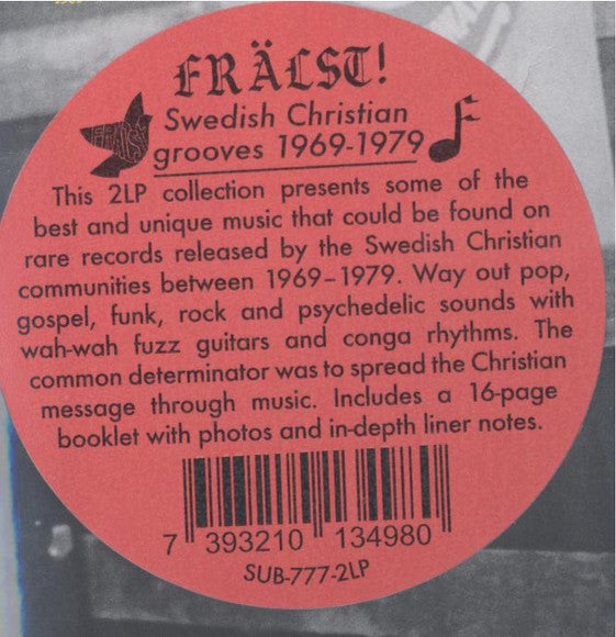 Frälst! A Selection Of Swedish Christian Grooves 1969-1979 | Mint (M) Mint (M)-