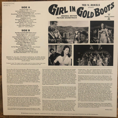 Girl In Gold Boots ~ Original Motion Picture Soundtrack | Mint (M) Mint (M)-