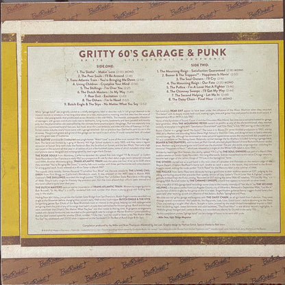 Gritty 60's Garage & Punk | Mint (M) Mint (M)-