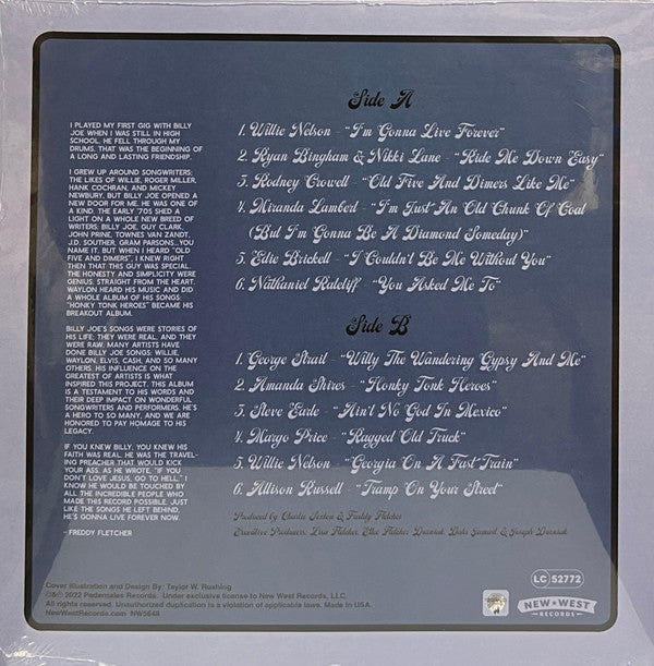 Various - Live Forever (A Tribute To: Billy Joe Shaver) | Mint (M) Mint (M)-
