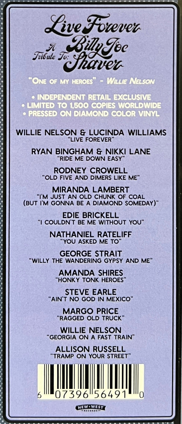 Various - Live Forever (A Tribute To: Billy Joe Shaver) | Mint (M) Mint (M)-