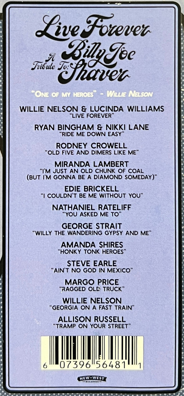 Live Forever (A Tribute To: Billy Joe Shaver) | Mint (M) Mint (M)-
