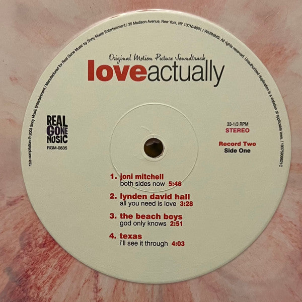 Various - Love Actually (The Original Motion Picture Soundtrack) (2x CANDY CANE VINYL) | Mint (M) Mint (M)-
