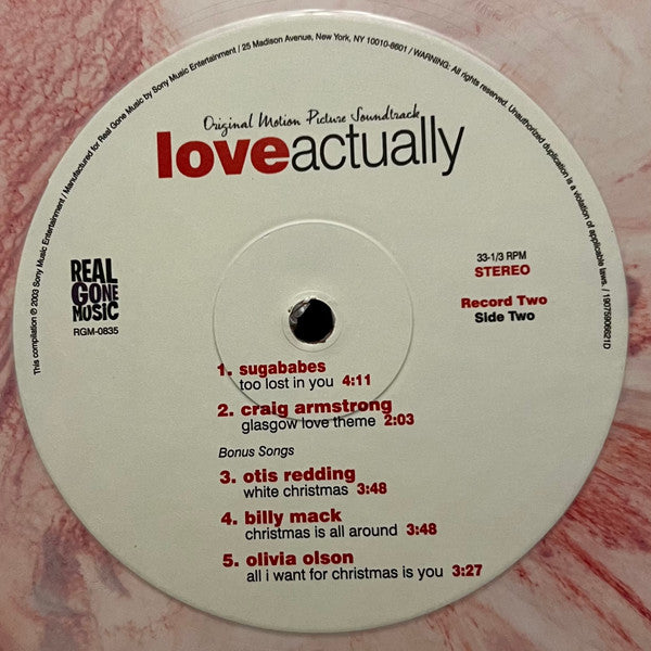 Various - Love Actually (The Original Motion Picture Soundtrack) (2x CANDY CANE VINYL) | Mint (M) Mint (M)-