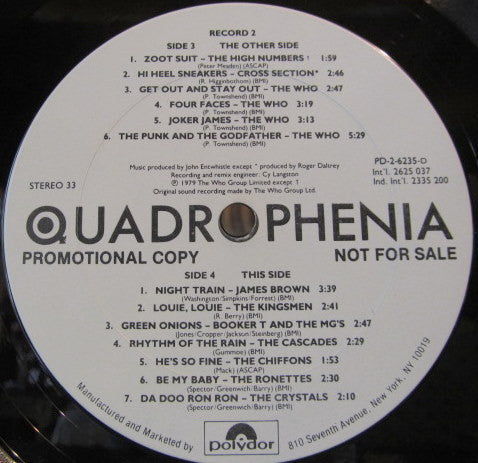 Quadrophenia | Near Mint (NM) Very Good Plus (VG+)-