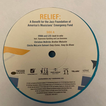 Relief A Benefit For The Jazz Foundation Of America's Musician's Emergency Fund | Mint (M) Mint (M)-