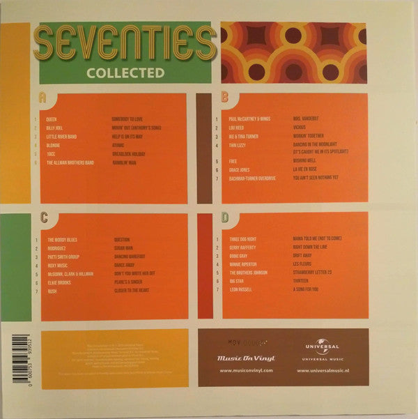 Various - Seventies Collected (TRANSPARENT RED) | Mint (M) Mint (M)-
