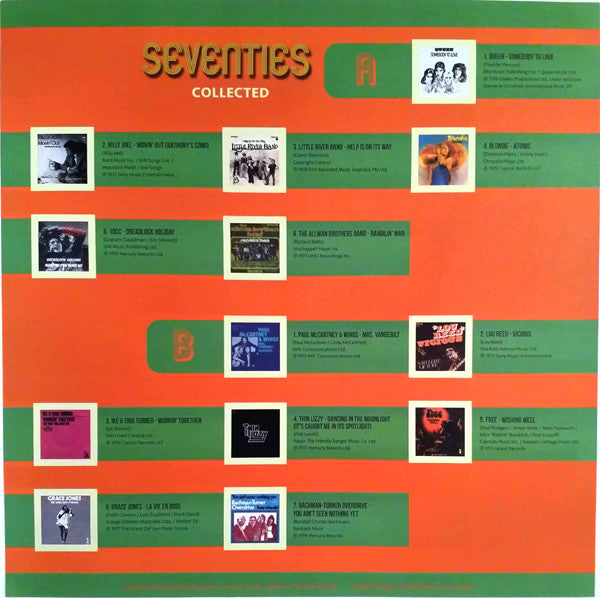 Various - Seventies Collected (TRANSPARENT RED) | Mint (M) Mint (M)-
