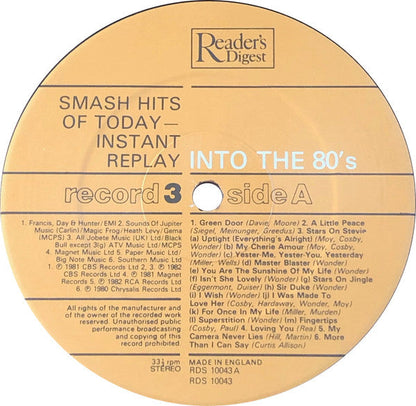 Smash Hits Of Today - Instant Replay | Near Mint (NM) Near Mint (NM)-