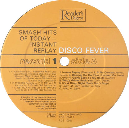 Smash Hits Of Today - Instant Replay | Near Mint (NM) Near Mint (NM)-