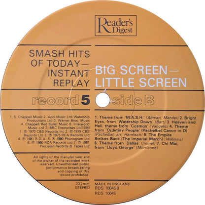 Smash Hits Of Today - Instant Replay | Near Mint (NM) Near Mint (NM)-
