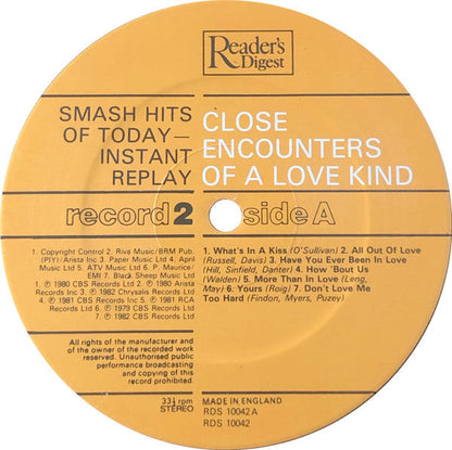 Smash Hits Of Today - Instant Replay | Near Mint (NM) Near Mint (NM)-