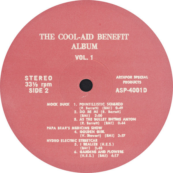 The Cool-Aid Benefit Album | Mint (M) Mint (M)-