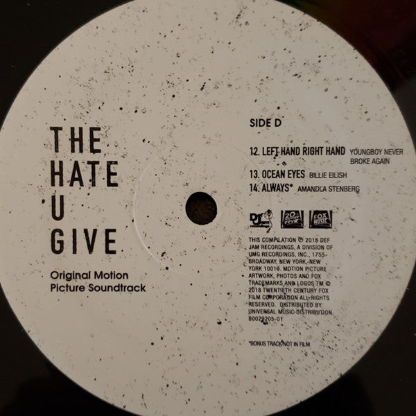 The Hate U Give (Original Motion Picture Soundtrack) | Mint (M) Mint (M)-