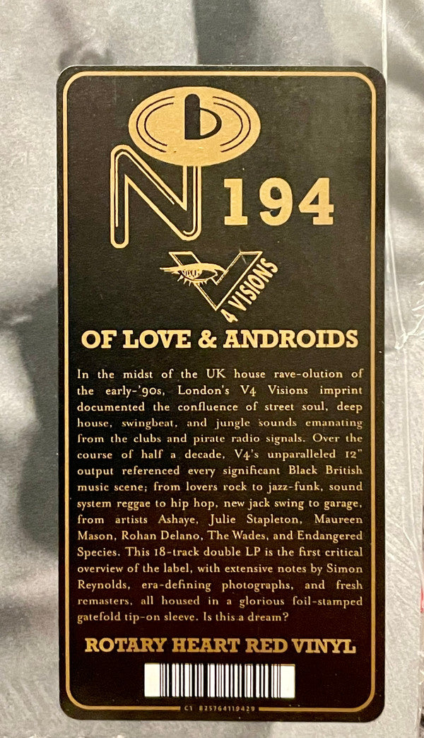 Various - V4 Visions: Of Love & Androids | Mint (M) Mint (M)-