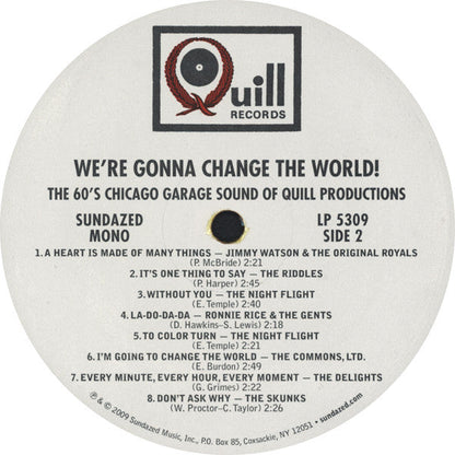 We're Gonna Change The World! (The 60's Chicago Garage Sound Of Quill Productions) | Mint (M) Mint (M)-