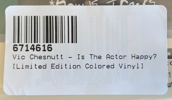 Is The Actor Happy? (SEAGLASS & GOLD SPLIT VINYL) | Mint (M) Mint (M)-