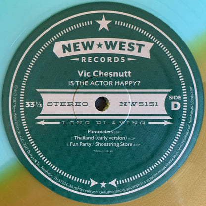 Is The Actor Happy? (SEAGLASS & GOLD SPLIT VINYL) | Mint (M) Mint (M)-