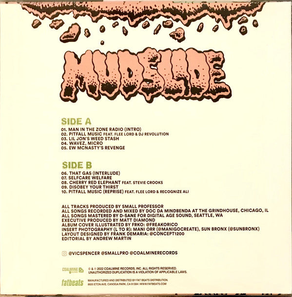 Vic Spencer & Small Professor - Mudslide | Mint (M) Mint (M)-