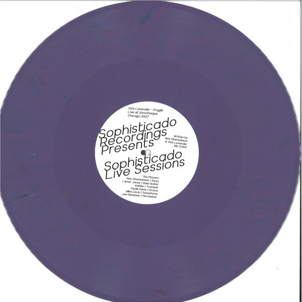 Vick Lavender - Fragile - Live At Sonotheque Chicago 2007 | Mint (M) Generic-