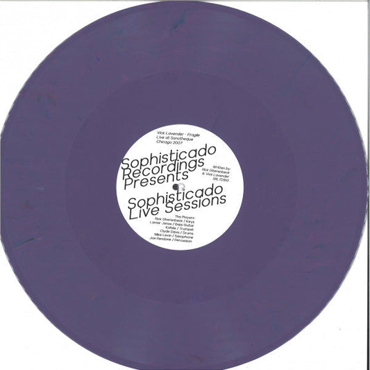 Vick Lavender - Fragile - Live At Sonotheque Chicago 2007 | Mint (M) Generic-