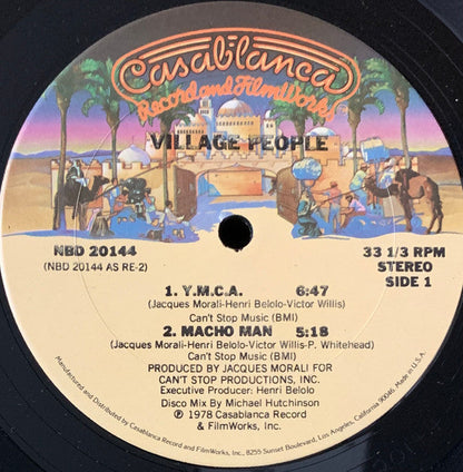 Village People - Y.M.C.A. / Macho Man | Near Mint (NM) Very Good Plus (VG+)-