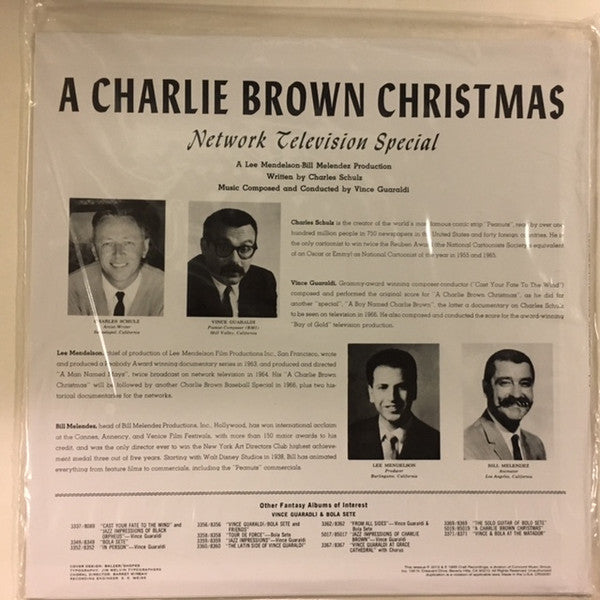 Vince Guaraldi A Charlie Brown Christmas Craft Recordings, Fantasy LP, Album, RE, 180 Mint (M) Mint (M)-