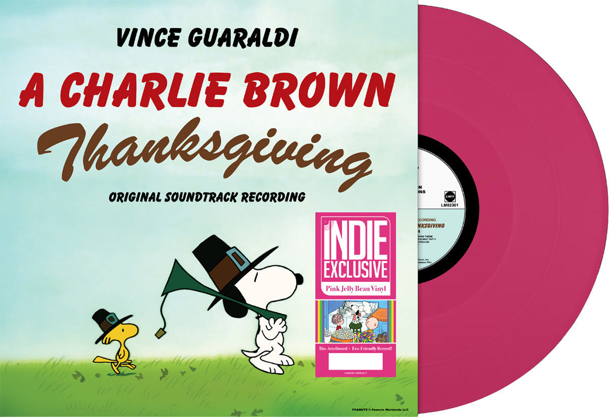 Vince Guaraldi - A Charlie Brown Thanksgiving (Indie Exclusive) [Pink Jelly Bean Vinyl] |-
