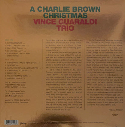 Vince Guaraldi Trio - A Charlie Brown Christmas (VINYL) | Mint (M) Mint (M)-