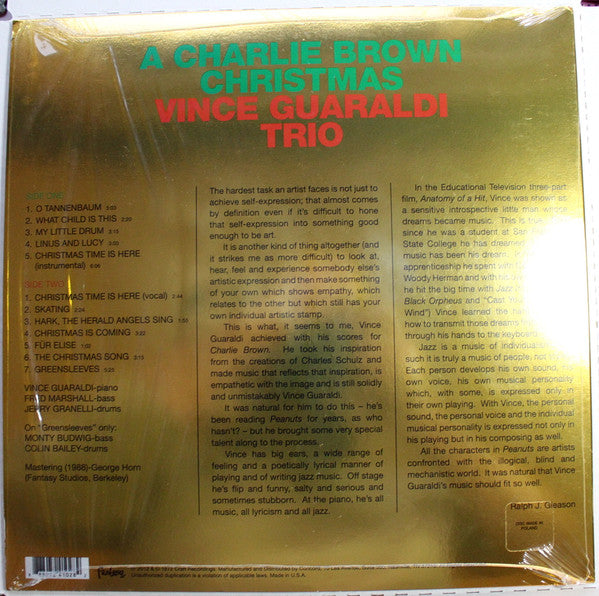 Vince Guaraldi Trio - A Charlie Brown Christmas (VINYL) | Mint (M) Mint (M)-
