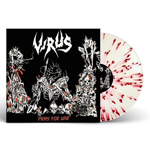 Virus - Pray For War (White W/ Red Splatter Vinyl) |-