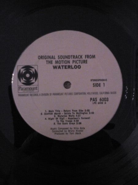 Nino Rota - Waterloo (Original Soundtrack Recording) (VINYL) | Near Mint (NM) Near Mint (NM)-