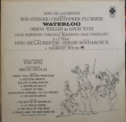Nino Rota - Waterloo (Original Soundtrack Recording) (VINYL) | Near Mint (NM) Near Mint (NM)-