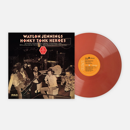 Waylon Jennings - Honky Tonk Heroes (Limited Edition, Rust Colored Vinyl) | Mint (M) Mint (M)-