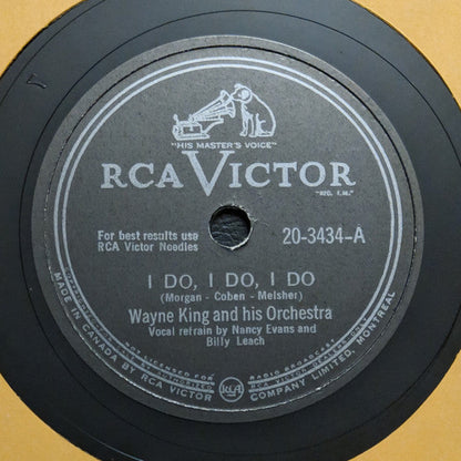 Wayne King And His Orchestra - I Do, I Do, I Do / Tennessee Waltz | Very Good Plus (VG+) Generic-