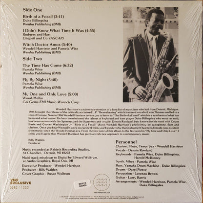 Wendell Harrison - Birth Of A Fossil | Mint (M) Mint (M)-