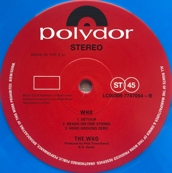 The Who - Who (2xVINYL) | Near Mint (NM) Near Mint (NM)-